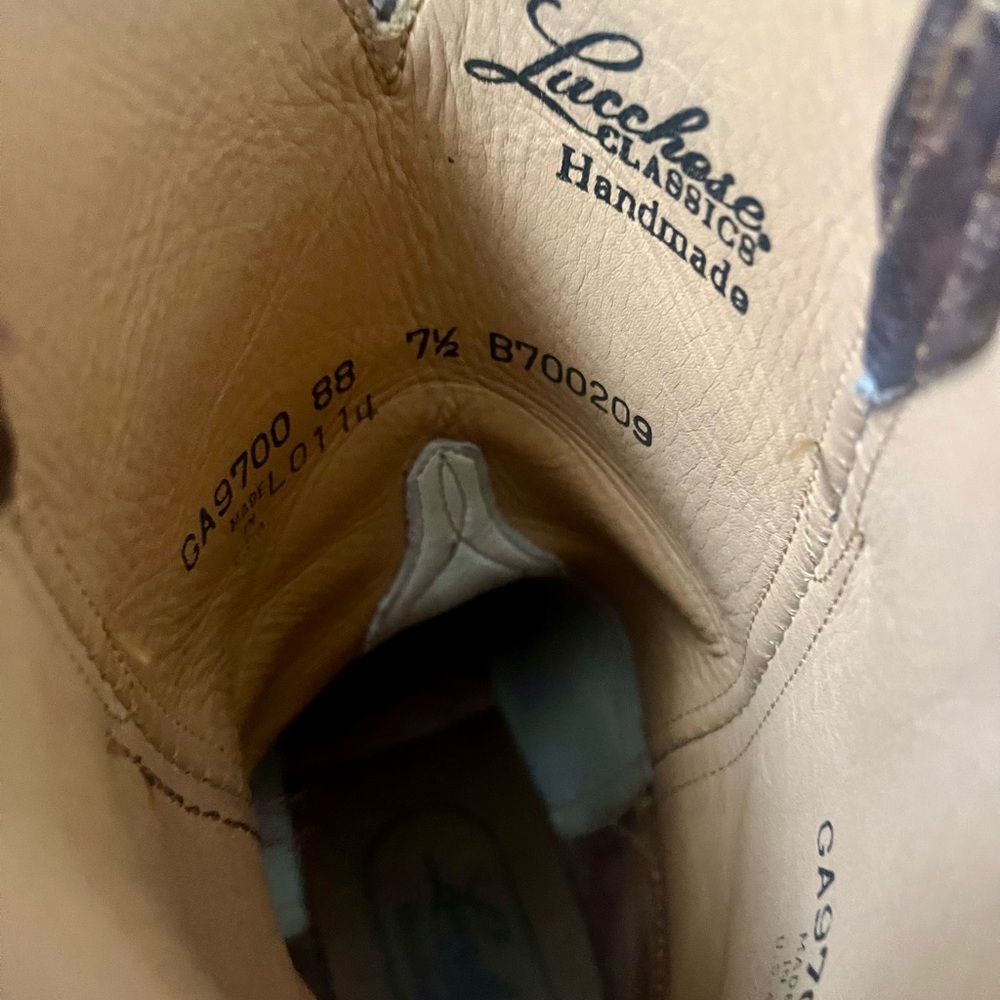 Beautiful Lucchese GA9700 roper style boots. Size 7.5 - Picture 5 of 8